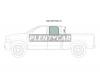 XYG DD10076 RD/LH Стекло заднее левое опускное DODGE PICKUP 4D CREW CAB 2002-
