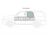 XYG DD11166RDLH Стекло боковое опускное (Сзади/ Слева/ Цвет зеленый) Chevrolet Tahoe 06-14