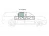 XYG DD11257 RD/RH Стекло заднее правое опускное CADILLAC ESCALADE ESV 4D UTILITY 2007-2008