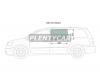 XYG DD11374 RD/LH Стекло заднее левое опускное CHRYSLER TOWN &amp; COUNTRY MINI VAN 2008-