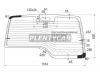 XYG DISCOVERY-99RW/H/X Стекло заднее (крышка багажника) с обогревом LAND ROVER DISCOVERY II 4D UTILITY 99-