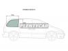 XYG DQ08924 SR/RH/X Стекло кузова среднее  правое цельное DODGE GRAND CARAVAN MINI VAN 96-