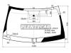 XYG DURANGO-11LFW/X Стекло лобовое в клей JEEP GRAND CHEROKEE 4D UTILITY/DODGE DURANGO 2011-