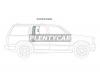 XYG DV07815 RQ/RH Стекло форточки (уголок) задней правой двери FORD EXPLORER 4D UTILITY 1991-1997