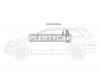 XYG DV10441 RQ/LH Стекло форточки (уголок) задней левой двери CHRYSLER PACIFICA 4D UTILITY 2004-2005