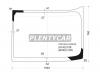 XYG DW01302LFW/RH/X Стекло лобовое FLC (правое)