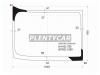 XYG DW01303LFW/LH/X Стекло лобовое FLC (левое)