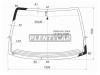 XYG DW01410LFW/H/X Стекло лобовое с обогревом щеток в клей CHRYSLER VOYAGER/TOWN&amp;COUNTRY/DODGE CARAVAN 96-07