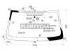 XYG DW01448LFW/X Стекло лобовое в клей CHEVROLET TRAILBLAZER/GMC ENVOY/IZU ASCENDER 4D UTILITY 2003-