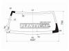 XYG DW01449LFW/X Стекло лобовое в клей JEEP LIBERTY 01-07