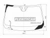 XYG DW02102LFWHX Стекло лобовое с обогревом щеток JEEP CHEROKEE 13-