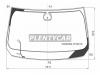 XYG DW02502LFWHX Стекло лобовое с обогревом щеток JEEP CHEROKEE 19-