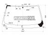 XYG E37-VPLFW/X Стекло лобовое в клей BMW 3-SERIES E36 91-99 2D CPE/CBR