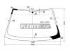 XYG E46-1LFW/X Стекло лобовое в клей BMW 3-SERIES E46 98-05 2D CPE/CBR