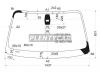 XYG E87-VSLFW/X Стекло лобовое в клей BMW 1-SERIES E81/E87 04- 2/3/5D