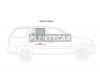 XYG ENVOY RD/RH Стекло заднее правое опускное CHEVROLET TRAILBLAZER/GMC ENVOY/ISUZU ASCENDER 4D UTILITY 2003-