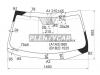 XYG ES-06-L-CRY LFW/X Стекло лобовое в клей LEXUS ES350 06-Full View Roof Version