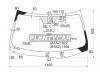 XYG ES-06-L-VCPSLFW/X Стекло лобовое в клей LEXUS ES350 06-