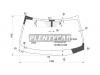 XYG ES350-07-VCP LFW/X Стекло лобовое в клей LEXUS ES 350 4D SEDAN 2007-