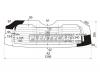 XYG EVOQUE-10 RW/H/X Стекло заднее (крышка багажника) с обогревом RANGE ROVER EVOQUE 5D SUV 2011-