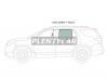 XYG EXPLORER-11 RD/LH Стекло заднее левое опускное  FORD EXPLORER 4D UTILITY 2011-