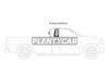 XYG F150-2D SW/RH/X Стекло кузова (собачник) заднее правое FORD F150/250/350 2D 03-