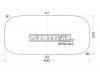 XYG F24 RW Стекло заднее NISSAN ATLAS F24 TRUCK 2007-