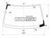 XYG FA32LFW/X Стекло лобовое в клей NISSAN CEFIRO/MAXIMA 94-00 4/5D/INFINITI I30 97-00
