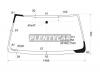 XYG FJ120-2LFW/X Стекло лобовое в клей TOYOTA LAND CRUISER PRADO 3/5D/LEXUS GX470 02-09