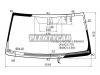 XYG FJ150-L-VCPSH LFW/H/X Стекло лобовое c обогревом щеток в клей TOYOTA FJ150 PRADO 150 SERIES 2009-