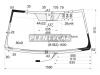 XYG FJ200-L-VCPSHLFW/H/X Стекло лобовое с обогревом щеток в клей TOYOTA LAND CRUISER/LEXUS LX570 07-