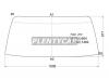 XYG FJ80LFW Стекло лобовое в резинку TOYOTA LAND CRUISER/LEXUS LX450 90-98