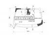 XYG FUSION-13-VSSCLFW/X Стекло лобовое в клей FORD FUSION 4D SEDAN 2013-