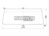 XYG FVRLFW Стекло лобовое в резинку ISUZU FORWARD/FOTON WIDE TRUCK 94-/FOTON AUMAN (10t) 06-