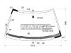 XYG FW02119LFW/H/X Стекло лобовое с обогревом щеток в клей SUBARU FORESTER 97-02