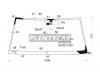 XYG FW02378LFW/X Стекло лобовое в клей TOYOTA LAND CRUISER/LEXUS LX470 1998-2007