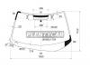 XYG FW02422LFW/X Стекло лобовое в клей TOYOTA SIENNA II MINI VAN 2004-2005