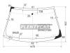 XYG FW02485LFW/X Стекло лобовое в клей AUDI S6 V8 EST WAGON EST (RS6) 01-04