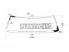 XYG FW02652LFW/X Стекло лобовое в клей TOYOTA FJ CRUISER 4D UTILITY 2007-