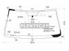 XYG FW02721LFW/X Стекло лобовое в клей TOYOTA SEQUOIA/TUNDRA PICKUP 2007-