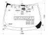 XYG FW02915LFW/X Стекло лобовое в клей NISSAN MURANO 08-