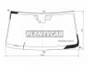 XYG FW04769LFWHX Стекло лобовое (Обогрев щеток/ Одна камера/ Молдинг) Toyota Tundra 13-22