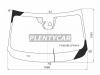XYG FW05168LFWHX Стекло лобовое (Обогрев щеток/ Камера/ Датчик дождя) Mazda CX-9 20-
