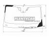 XYG FW05235VCSH1ZLFWHX Стекло лобовое с обогревом щеток + дд + камера TOYOTA HIGHLANDER 20-
