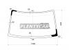 XYG G400LFW/X Стекло лобовое в клей DAIHATSU PYZAR 5-DOOR WAGON 96-