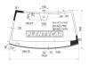 XYG GLK-VCSLFW/X Стекло лобовое в клей MERCEDES-BENZ GLK-CLASS X204 08-