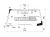 XYG GNR280-VCPLFW/H/X Стекло лобовое с обогревом щеток в клей TOYOTA 4RUNNER 09-