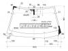 XYG GS-05-LLFW/X Стекло лобовое в клей LEXUS GS300/350/430/460 05-