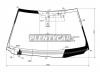 XYG GS-12-L-CPSHLFW/H/X Стекло лобовое с обогревом щеток в клей LEXUS GS250/350/450 SED (ZS2) 2012-