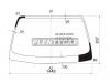 XYG GX120-RLFW/X Стекло лобовое в клей TOYOTA VEROSSA 4D SEDAN 2001-